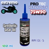 Estremo Protec Heavy Duty 75W90 Synthetic Gear Oil API GL-5 (100ml) Smooth Shifting for Manual, Axle