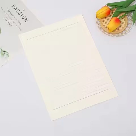 50 Sheets Letter Writing Papers Vintage Letter Papers Stationary Set Lined for Invitations Greeting 