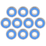 10 PCS R6-2RS Bearing 3/8 ID x 7/8 OD x 9/32 Lebar, Kedap Getah Dua Sisi, ABEC-7, Z3V3, Pra Pelincir