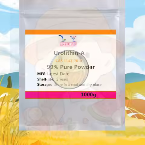 No.006,Skin Care Whitening Customized 50g-1000g 99% Urolithin A Powder Uro-A Aluminum Foil Bag Packi
