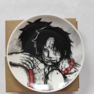 BANDAI - One Piece 海賊王 GULL GORCE 一番賞 G賞 陶瓷碟 波特卡斯·D·艾斯 路飛 [平行進口]