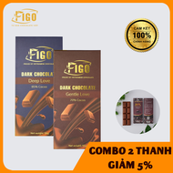 [Chính hãng] Combo 2 Hộp Dark Chocolate 85% Cacao và Dark 70% Cacao Socola đen đắng 85% Cacao Figo t