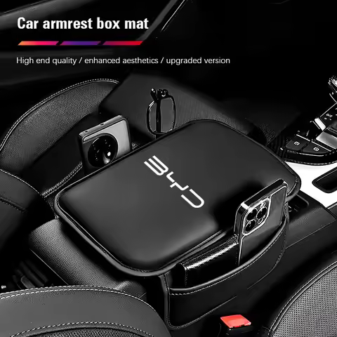 Car Arm Rest Cushion Storage Pad Armrest Box Protective Cover For BYD Atto 3 Yuan Plus Han Tang EV F