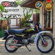 Striping WIN 100 Variasi Terbaru Stiker WIN Striping WIN100 Win001