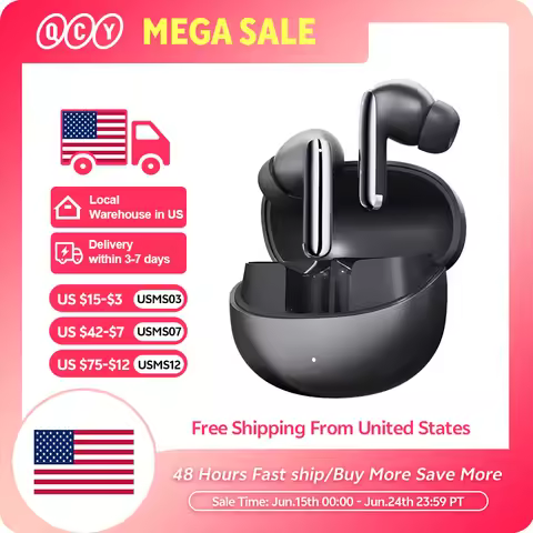QCY MeloBuds Pro ANC Bluetooth 5.3 Earphones Wireless 46dB Hybrid ANC Hi-Res LDAC Earbuds 6 Mic Head