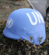 UNITED NATIONS PEACEKEEPING FORCE TACTICAL MILSPEC M88 HELMET COVER