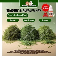 Timothy Hay 1kg Rumput Kering Arnab Makanan Arnab Guinea Pig Chinchilla Alfalfa Hay Super Premium Hi