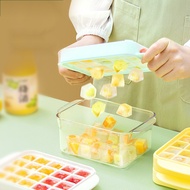 Press Household Ice Box Edible Ice Cube Mold Ice Storage Box Multi-Layer Food Grade Silicone Ice Ice Tray