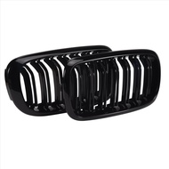 (LAA1) Front Kidney Grille Double Slat Sport Grill For-BMW X5 F15 X6 F16 X5M F85 X6M F86 2013-2019 (