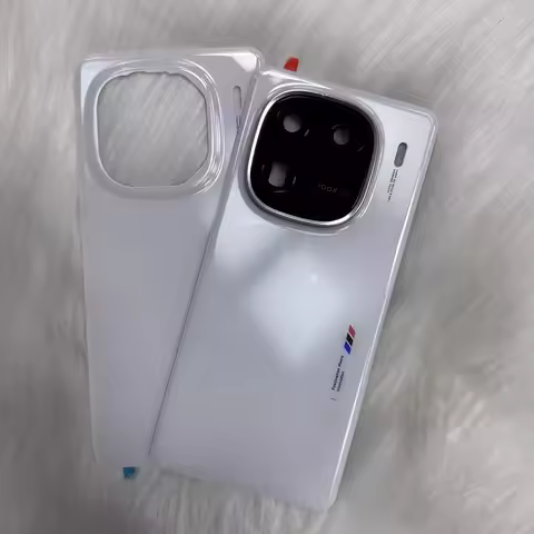 For Vivo IQOO12 Battery Back Glass Cover for iqoo 12 Housing Rear Case + Camera Frame Lens + Adhesiv