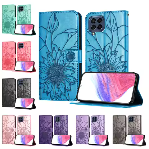 Premium Leather Flip Case For Samsung Galaxy M51 M52 M53 M54 M32 M31 M21 M15 - J3 J5 A3 A7 2017 XCov