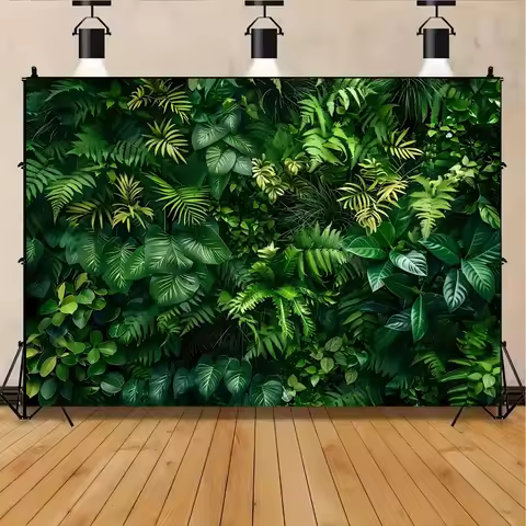 Versatile Jungle Safari Backdrop - Ideal For Photoshoots, Room Decor & Parties, No Power Needed Safa