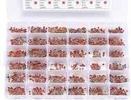 Molence 3600PCS 36 Values Ceramic Capacitor, 50V 1pF to 100nF Multilayer Monolithic Capacitors Assor