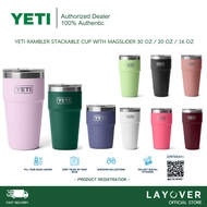 Yeti Rambler Stackable Cup With Magslider Lid-30 OZ/20/16 O