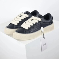 [Zero World Original Product] DIOR DIOR B33 Cowhide Comfortable Trendy Low-Top Casual Shoes Sneakers