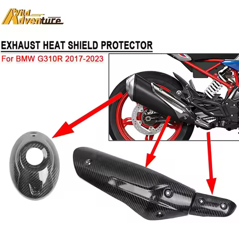 G310R Motorcycle Exhaust Heat Shield Protector Guard Cover For BMW G310R G310 R G 310R 2017-2022 202