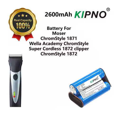 3.6V/2600mAh Electric Clipper Battery Compatible with Moser ChromStyle 1871 Super Cordless 1872 Clip