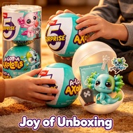 Zuru 5 Surprise A Lot A Axolotls Series 1 Collectible Axolotl Figures With 5 Unique Accessories For 