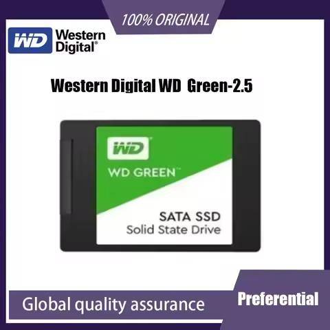 Original For WD GREEN 2.5" SATA III 1TB Read Speed 545MB SLC internal Solid State Disk Hard Drive fo