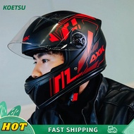 KOETSU 【 COD 】🏍️ หมวกกันน็อค ออกแบบกระจก 2ชั้น กันแสงสะท้อน หมวกกันน็อก หมวกกันน็อคเต็มใบ index หมวกกันน็อคผู้ชาย หมวกกันน็อคเท่ๆ หมวกกันน็อค