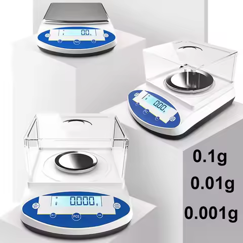 Analytical Balance Lab Electronic Digital Scale 300g/0.001g ,100-3000g/0.01g ,20kg/0.1g Gold jewelry