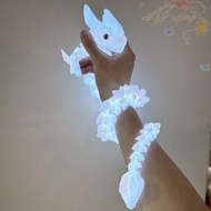 BLISS 3D Printed Horned Dragon, Glow in The Dark Joints Movable Dragon Figurine, Desktop Decor PLA M