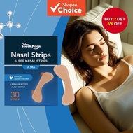 Mint Sleep Nasal Strips 30strips - Anti Snoring, Better Breathing, Cool Relief Portable