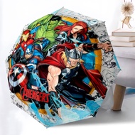 8pc Superhero Squad Night Adventure Umbrella Sunscreen automatic folding umbrella
