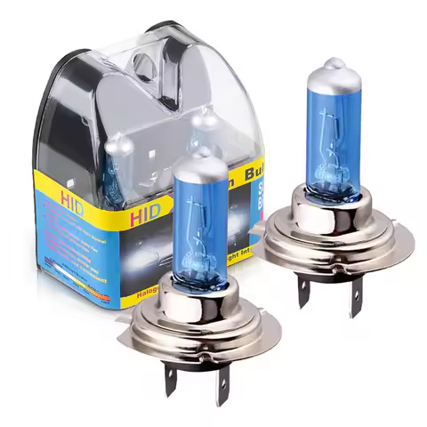 2pcs Super Bright White H7 Halogen Bulb 12V 6000k Car HeadLight Bulb h7 55w 100w Halogen Lamp Car He