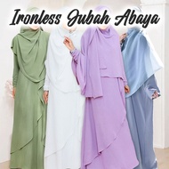 Jubah Orkid Jubah Abaya Dress Putih Princess Cut 2 Layer Chiffon Murah Abaya Green Tea Abaya Dress P