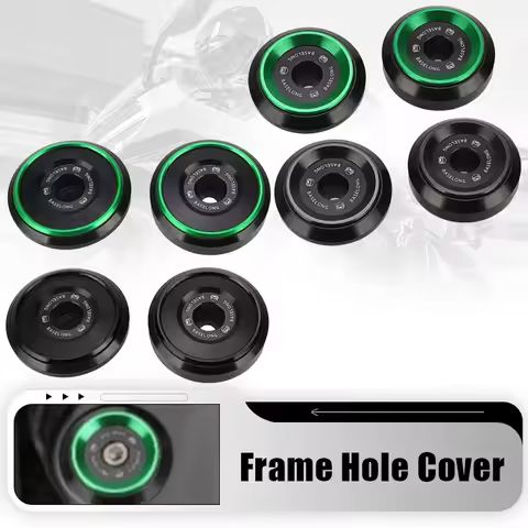 For Kawasaki ZX6R ZX-6R ZX-10RR 2020-2024 2025 2023 Motorcycle Accessories ZX10R CNC Frame Hole Caps