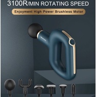 Full Body Massage Gun Electromechanical Exercise Gun Massager Gun 6 Heads Neck Back Massage Machine