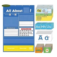 Alphabet Learning Chart Alphabet Pocket Chart Alphabet Chart Interactive Letter Handwriting Practice