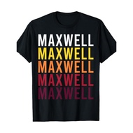 First Name Maxwell I Love Maxwell Retro T-Shirt- Cotton