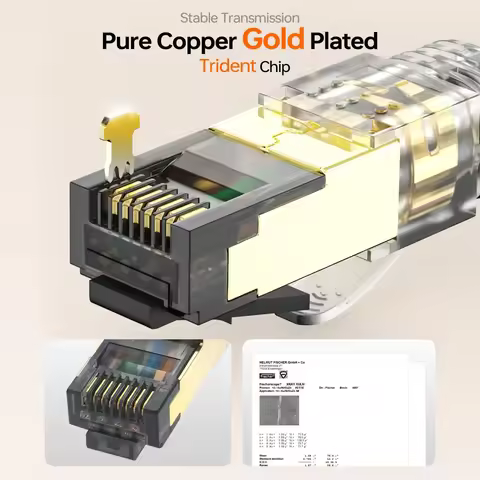 Cat 8 Ethernet Cable LAN Network Cat8 Rj45 Speed Network Cable 40Gbps 2000Mhz 26AWG 1m 3m 15m 30m Fo