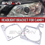 Ounting กรอบยึดสำหรับ Toyota Camryอะแดปเตอร์ฮาร์ดแวร์สำหรับ Hella 3R/Koito Q5 Bi Xenon โปรเจคเตอร์เล