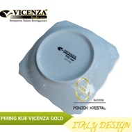 Vicenza Piring Kotak KecilPiring Kue B423 1 Lusin