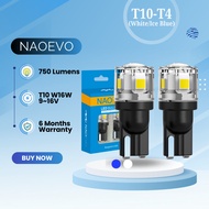 NAOEVO T10 LED W5W LED Super Bright Car LED Bulb White/Ice Blue LED Bulb 2PCS