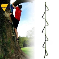 Foot Pedal Rock Climbing 7 Rings Four-Step Etrier Rope Ladder Rise Ascending Sling Mountain Deck