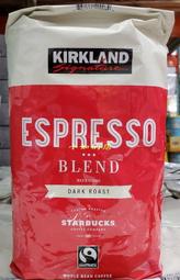 【小如的店】COSTCO好市多代購~KIRKLAND 義式深度烘咖啡豆(每包1.13kg)可代磨成咖啡粉 1453924