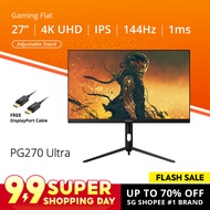 PRISM+ PG270 Ultra 27" IPS 144Hz 1ms 4K UHD 130% sRGB eSports Grade Adaptive-Sync Flat Gaming Monito