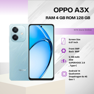 โทรศัพท์มือถือ OPPO A3x - ออปโป้ หน้าจอ 6.67 นิ้ว Ram 4GB/Rom 128GB รับประกันศูนย์ 1 ปี