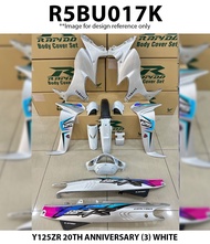 Cover Set Rapido Yamaha Y125ZR 20TH Anniversary (3) White Accessories Motor Y125 Ysuku 125ZR 125 ZR 