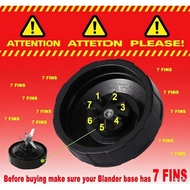 2025 Upgrade 2 * 24oz Ninja Blender Cups Replacement with 2*To-Go and 7 Fins Extractor Blade Lids co