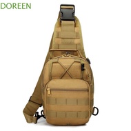 DOREEN Camping Pack, Intensity Oxford Chest Pack, Sling Bag Thickening Waterproof Breathable Crossbody Bag Travel