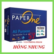[ Hàng Giấy Thùng] Giấy In Paper One Khổ A4 Định Lượng 80 Gsm Số Lượng 500 Tờ Giúp Bạn In Ấn Không B
