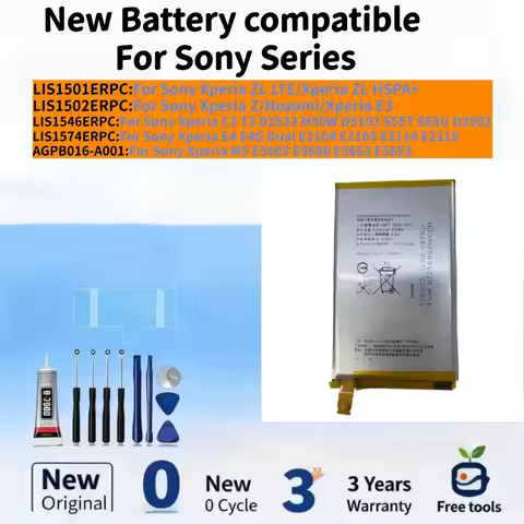 New Battery compatible For Sony Xperia ZL /Xperia Z /Xperia E3/ Xperia C3/ Xperia E4 / Xperia M5 Pho
