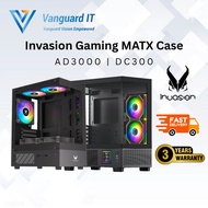INVASION M-ATX BLACK GAMING CASING AD-3000 | DC-300