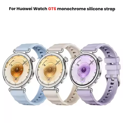 Official Silicone Strap for Huawei GT6 41mm Classic and Stylish 18mm Watch Strap Compatible with GT4