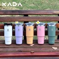 KADA Tumbler Hot and Cold with Handle and Straw Vacuum Insulated 304 Stainless Steel ice Coffee